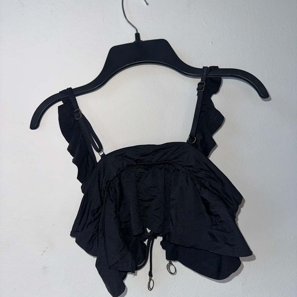 So Luna “Under the Sun” Black bikini top with gold accents. - Picture 4 of 7